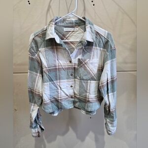 Altar'd State Multicolor Plaid Shirt